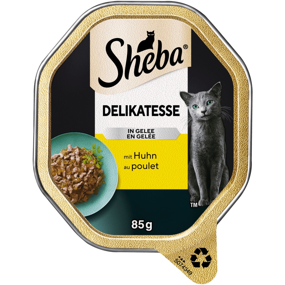 SHEBA® Delikatesse Huhn in Gelee, Schale 85g - 1