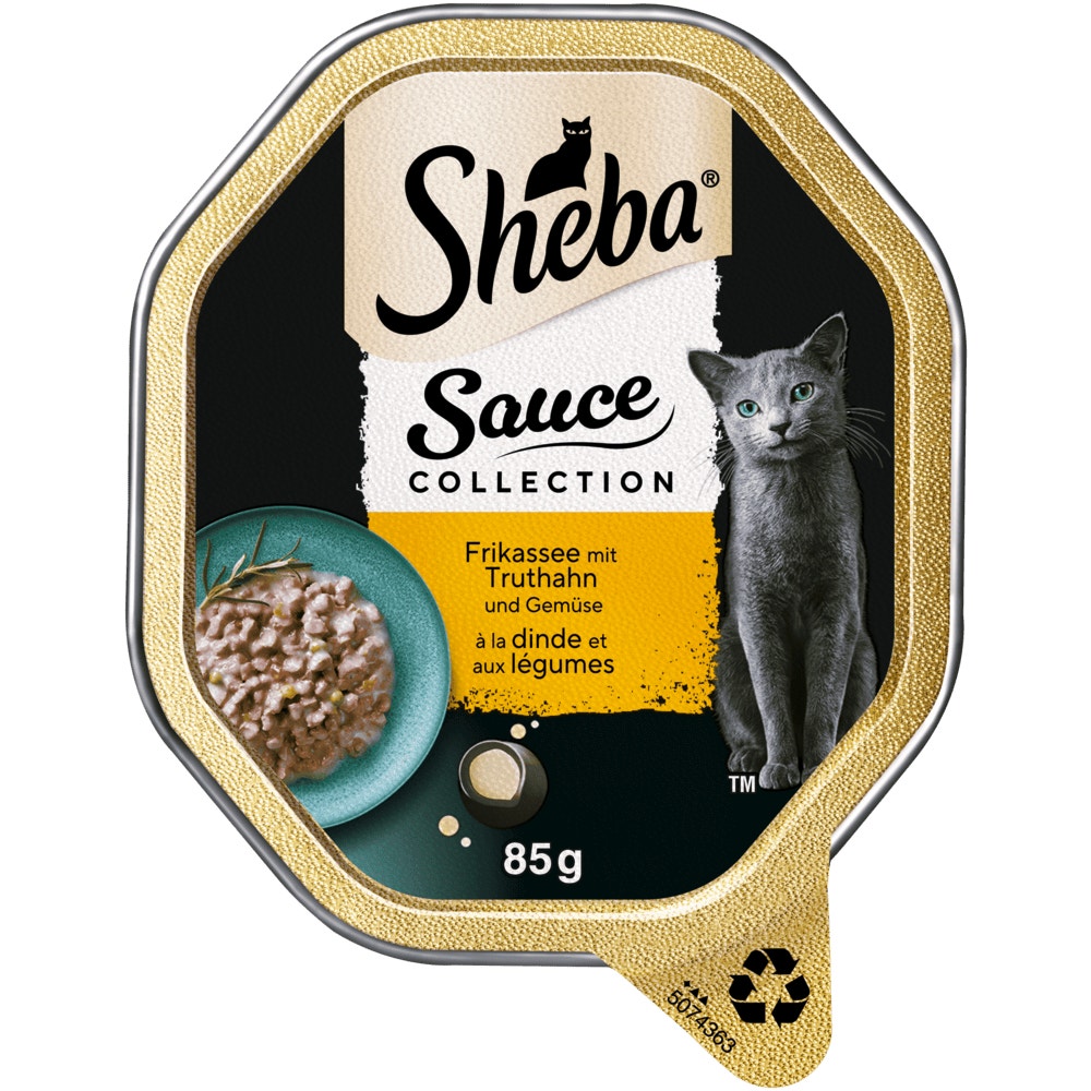 SHEBA® Sauce Collection Frikassee Truthahn & Gemüse in Sauce, 85g - 1