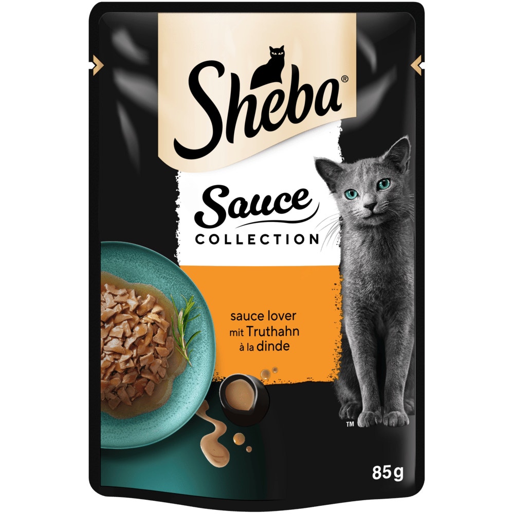 SHEBA® Sauce Collection Sauce Lover Truthahn in Sauce, 85g - 1