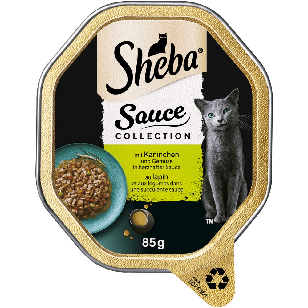 SHEBA® Sauce Collection Kaninchen & Gemüse in Sauce, 85g - 1