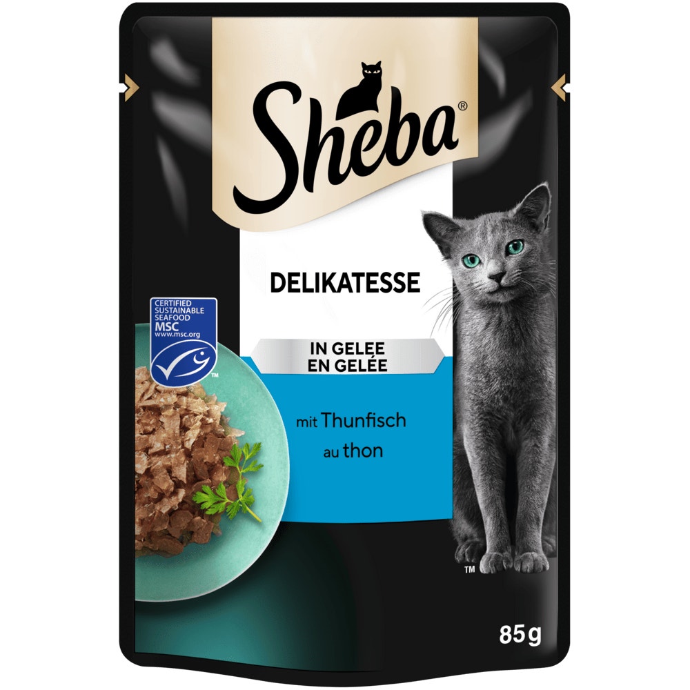 SHEBA® Delikatesse Thunfisch MSC in Gelee, 85g - 1