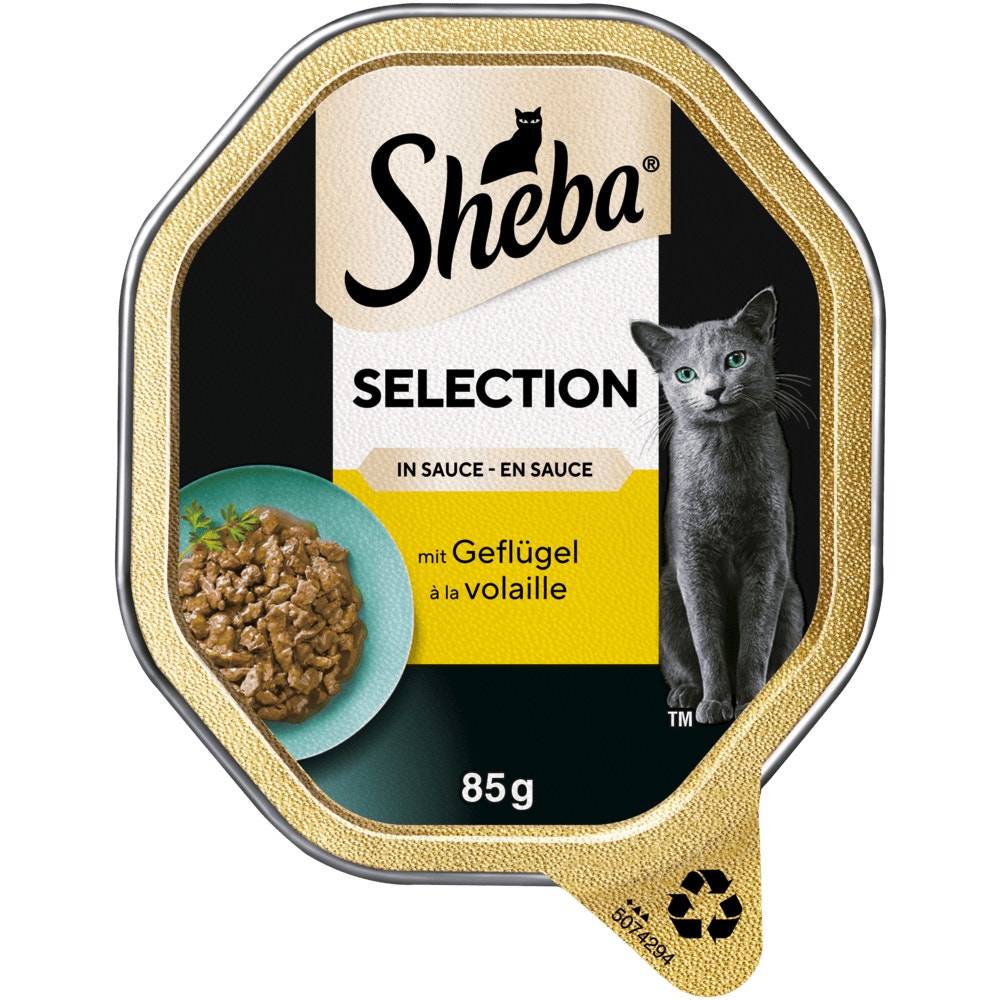 SHEBA® Selection Geflügel in Sauce, Schale 85g - 1