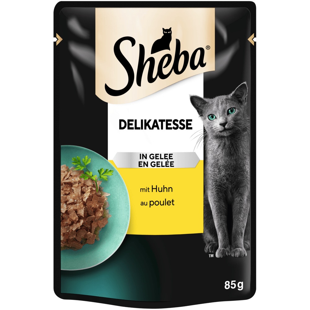 SHEBA® Delikatesse Huhn in Gelee, Portionsbeutel 85g - 1
