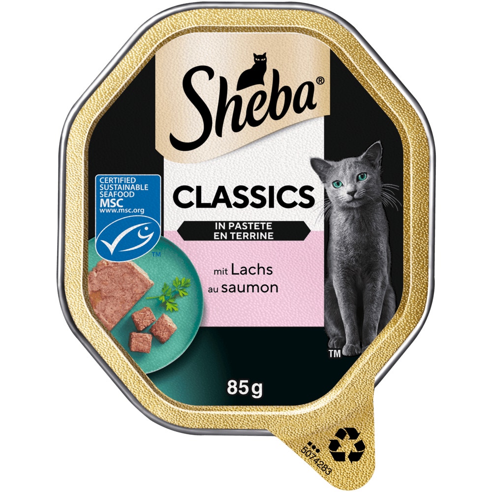 SHEBA® Classics Lachs MSC in Pastete, 85g - 1