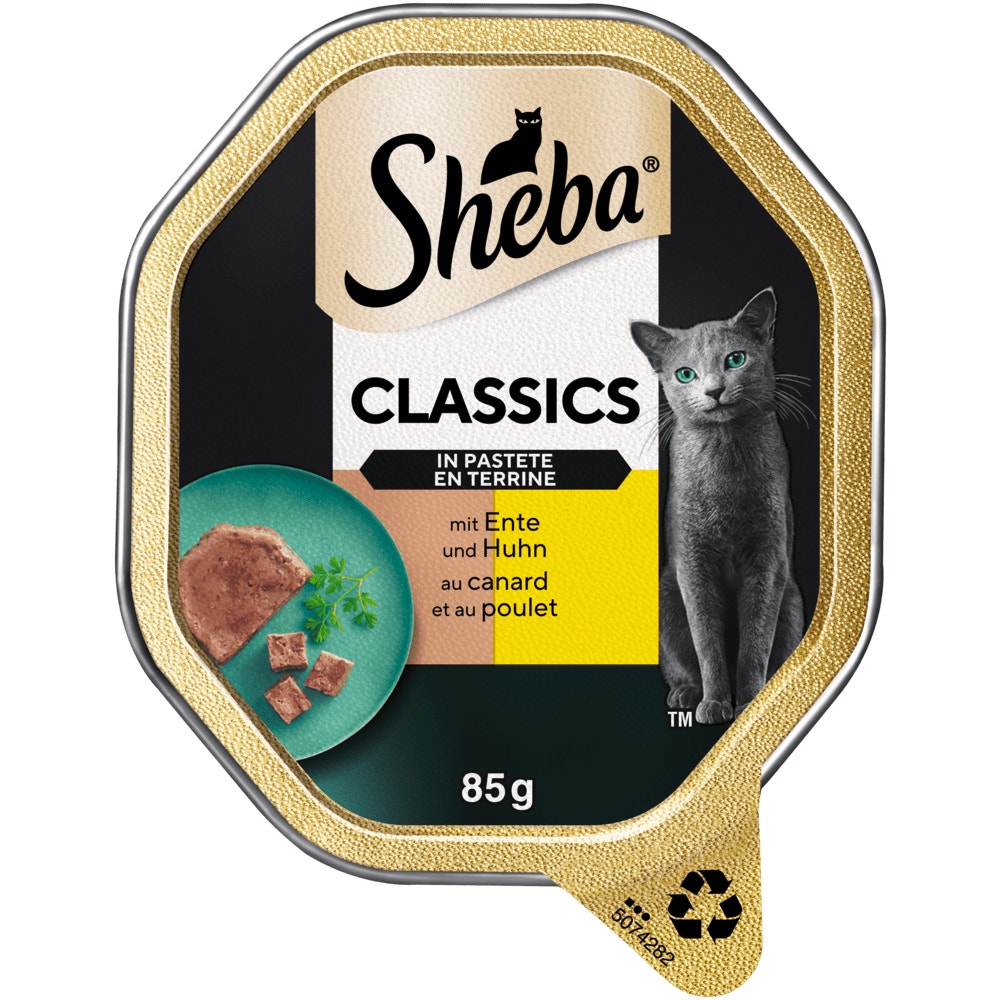 SHEBA® Classics Ente & Huhn in Pastete, 85g - 1