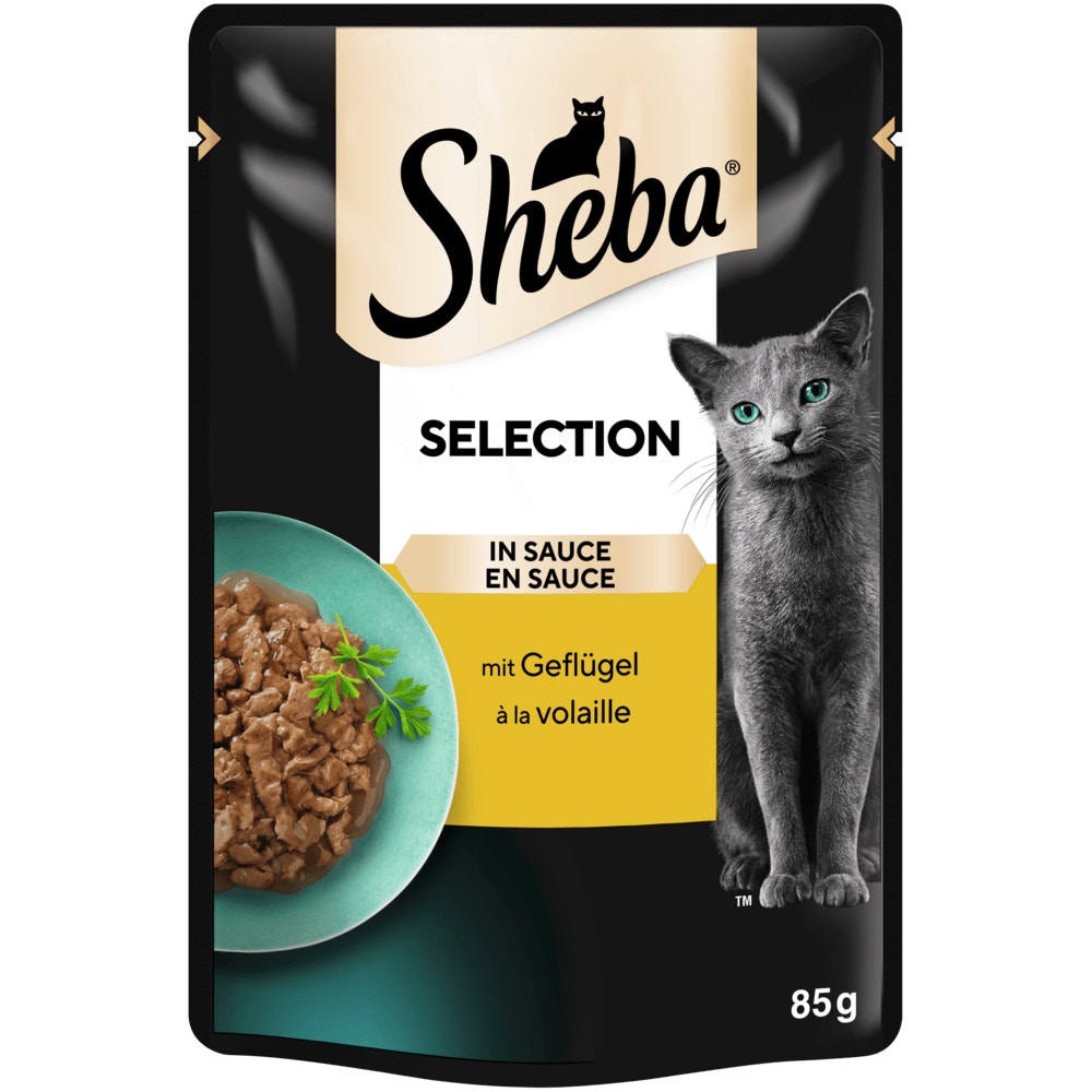 SHEBA® Selection Geflügel in Sauce, Portionsbeutel 85g - 1