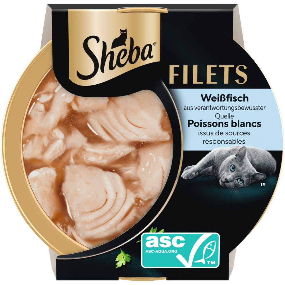 SHEBA® Filets Weißfisch ASC, 60g - 1