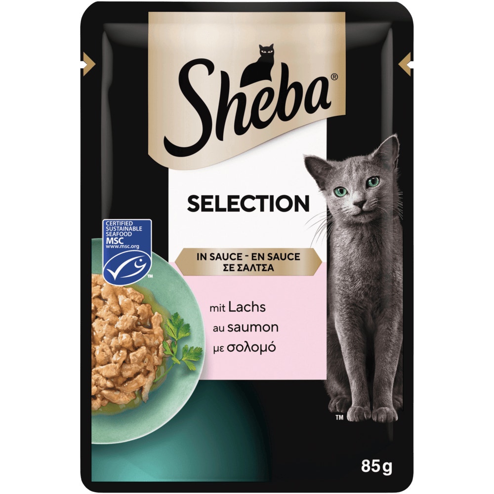 SHEBA® Selection Lachs MSC in Sauce, 85g - 1