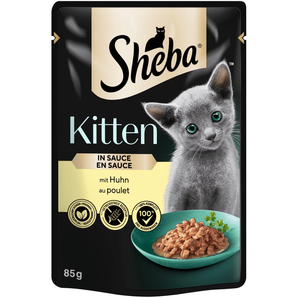 SHEBA® Kitten Huhn in Sauce, 85g - 1
