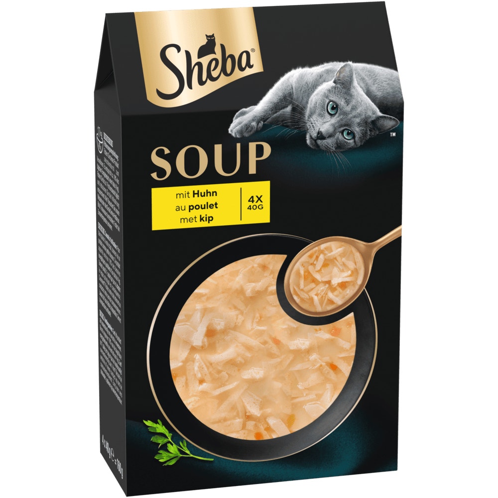SHEBA® Soup Huhn, 4 x 40g - 1