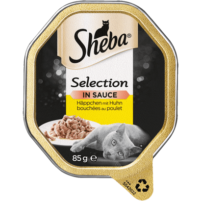 Selection in Sauce Häppchen mit Huhn, Schale