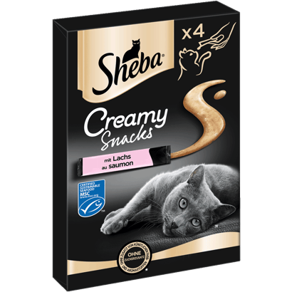 Creamy Snacks mit Lachs MSC, Beutel Multipack